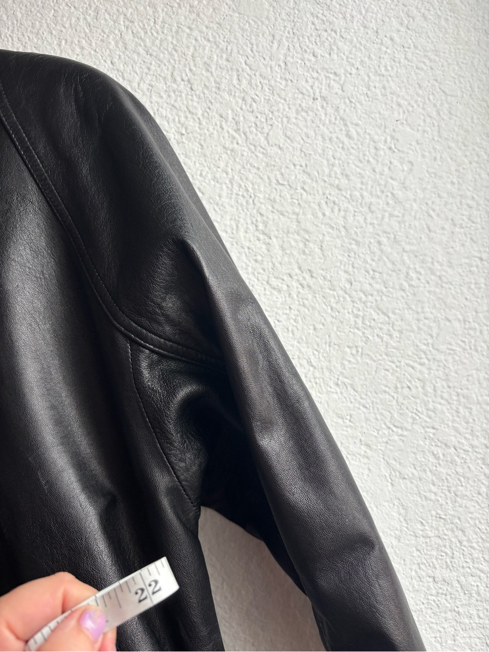 Vintage Wilsons Leather Black Belted Trench Coat Women M Y2K 90s - Picture 10 of 12